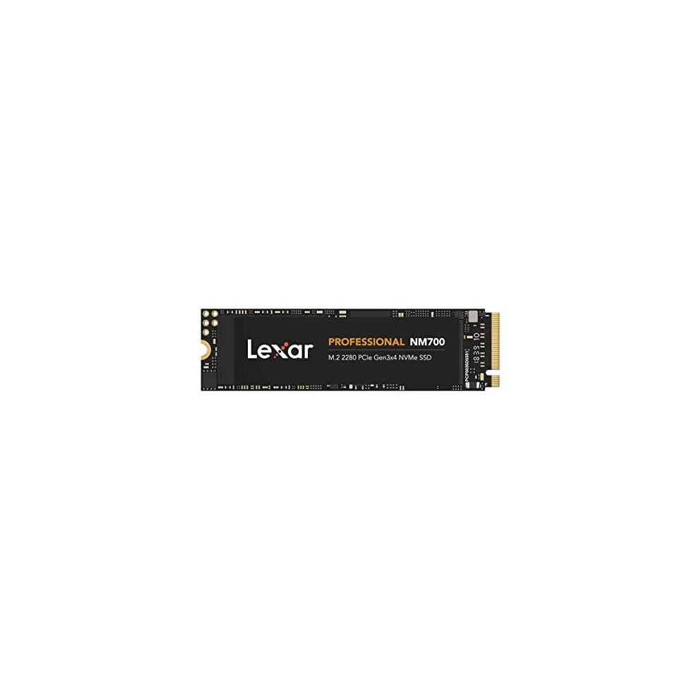 Lexar Professional NM700 M.2 2280 PCIe NVMe 512GB SSD, Gaming, Up To 3500MB/s (LNM700-512RB)