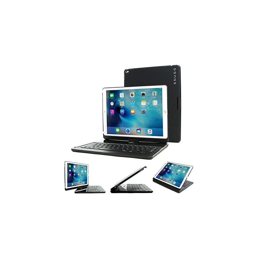 Snugg iPad Mini Keyboard Case for iPad Mini 1/2 / 3, Wireless Backlit Bluetooth iPad Mini Keyboard Case 360 degree Rotatable Keyboard for iPad Mini -