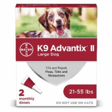 Flea And Tick Prevention & Treatment for Dogs 21-55-Lbs., 2 Doses -00724089060716