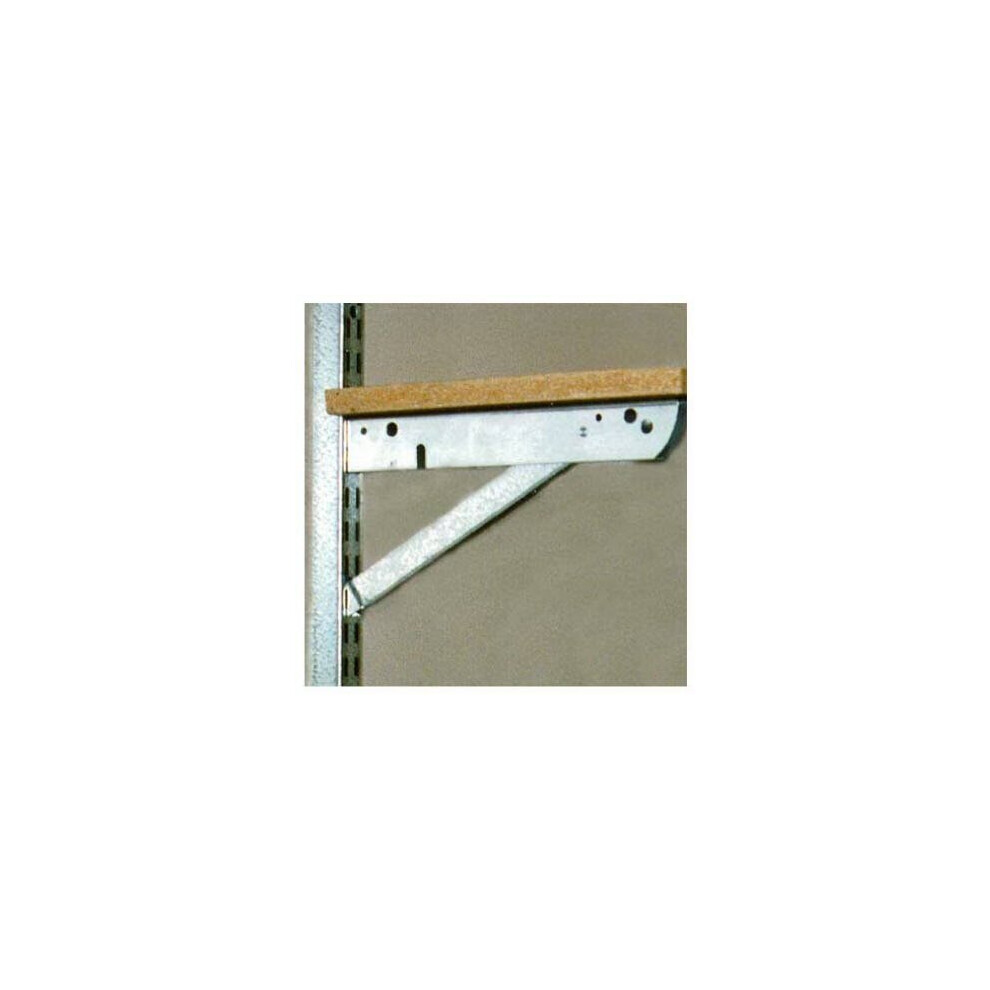 Galvanized Steel Double Shelf Bracket With Fold-Out, 20-In. -Bk-0103-22 077355010329