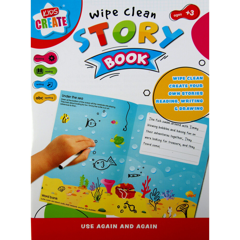 Kids Wipe Clean Create Your Own Story Book