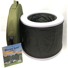 Bivvy Loo GREEN Portable Toilet - Camping Toilet - Festival Toilet - Fishing Toilet - Campervan Toilet - Outdoor Camping Toilet - Portable loo -