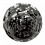(White, 100*100cm/39.37*39.37in) 3D Space Round Carpet Checkered Vortex 4
