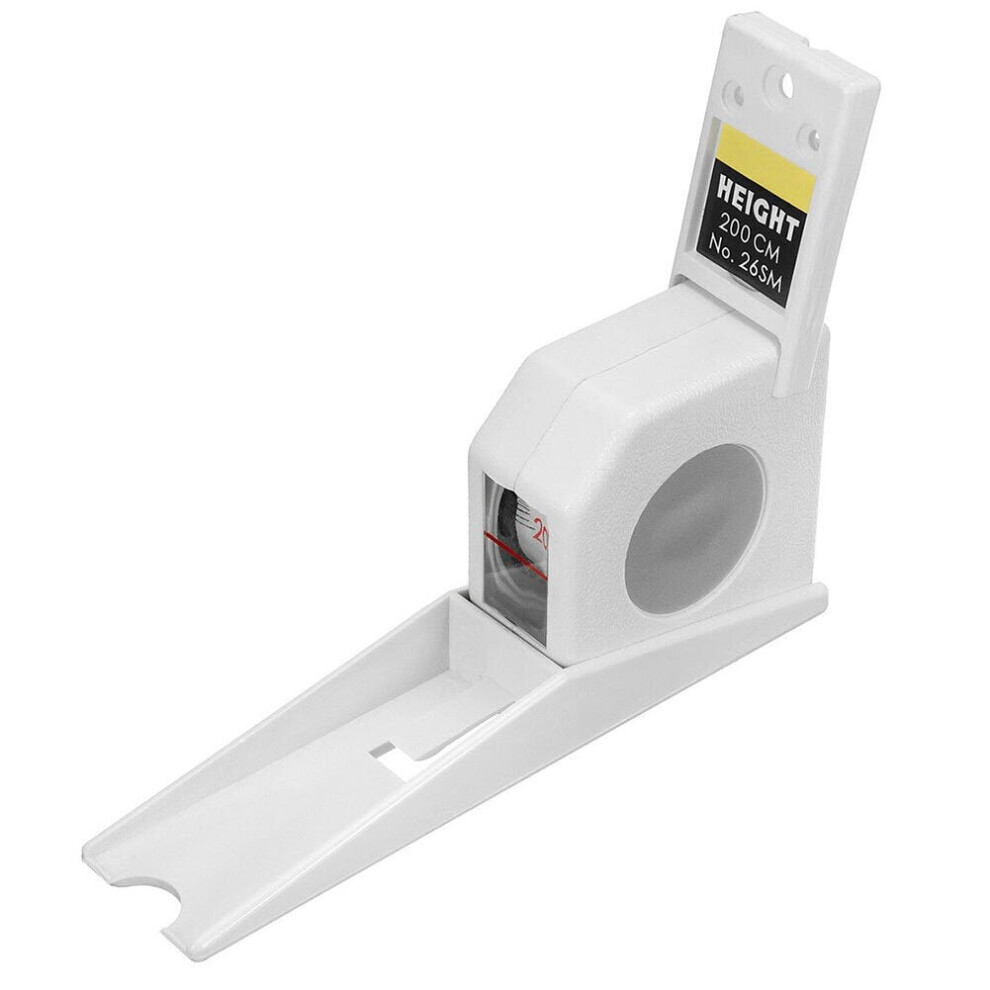 (White) 2M Height Ruler Meter Gauge Measure Home Office Use Adult Children Ruler Height Measuring Measurement Tape
