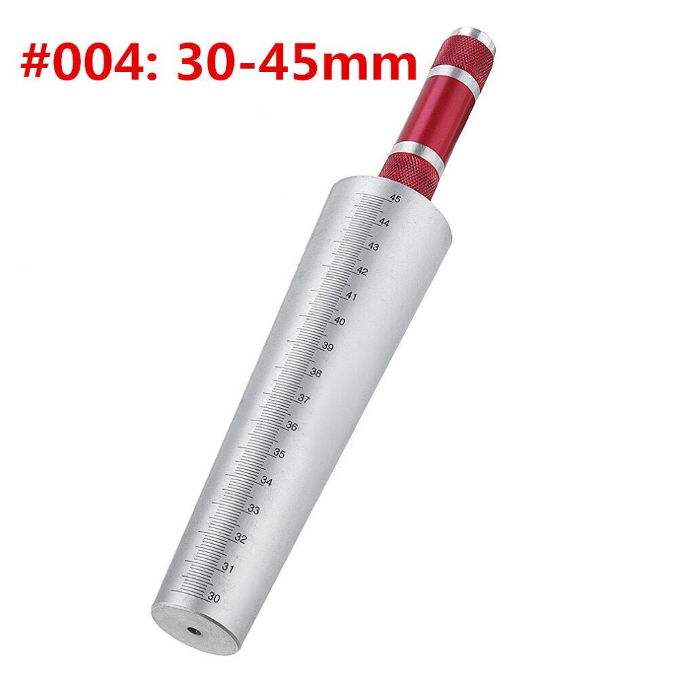 (#003:15-30Mm) 1-45Mm Cone Feeler Taper Aperture Gauge Steel Round Hole Tapered Ruler 3654659303776