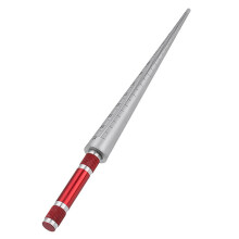 (#004:30-45mm) 1-45mm Cone Feeler Taper Aperture Gauge Steel Round Hole Tapered Ruler