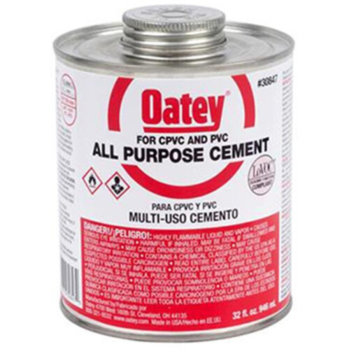 Oatey 30847 1 qt. All-Purpose Cement