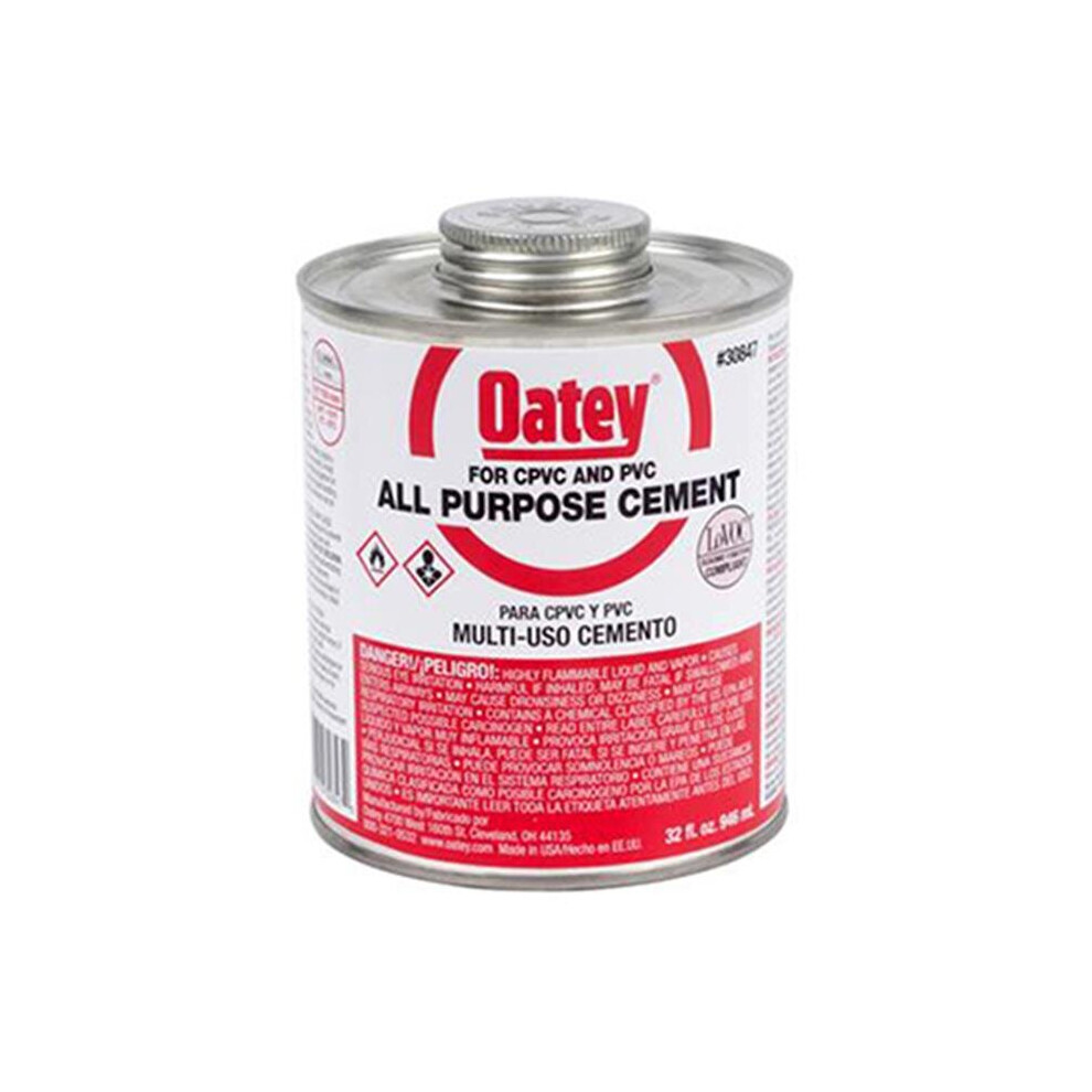 Oatey 30847 1 Qt. All-Purpose Cement 038753308470