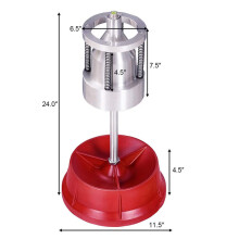 Pro Heavy Duty Rim Tire Hubs Wheel Balancer W/ Bubble Level Car Truck