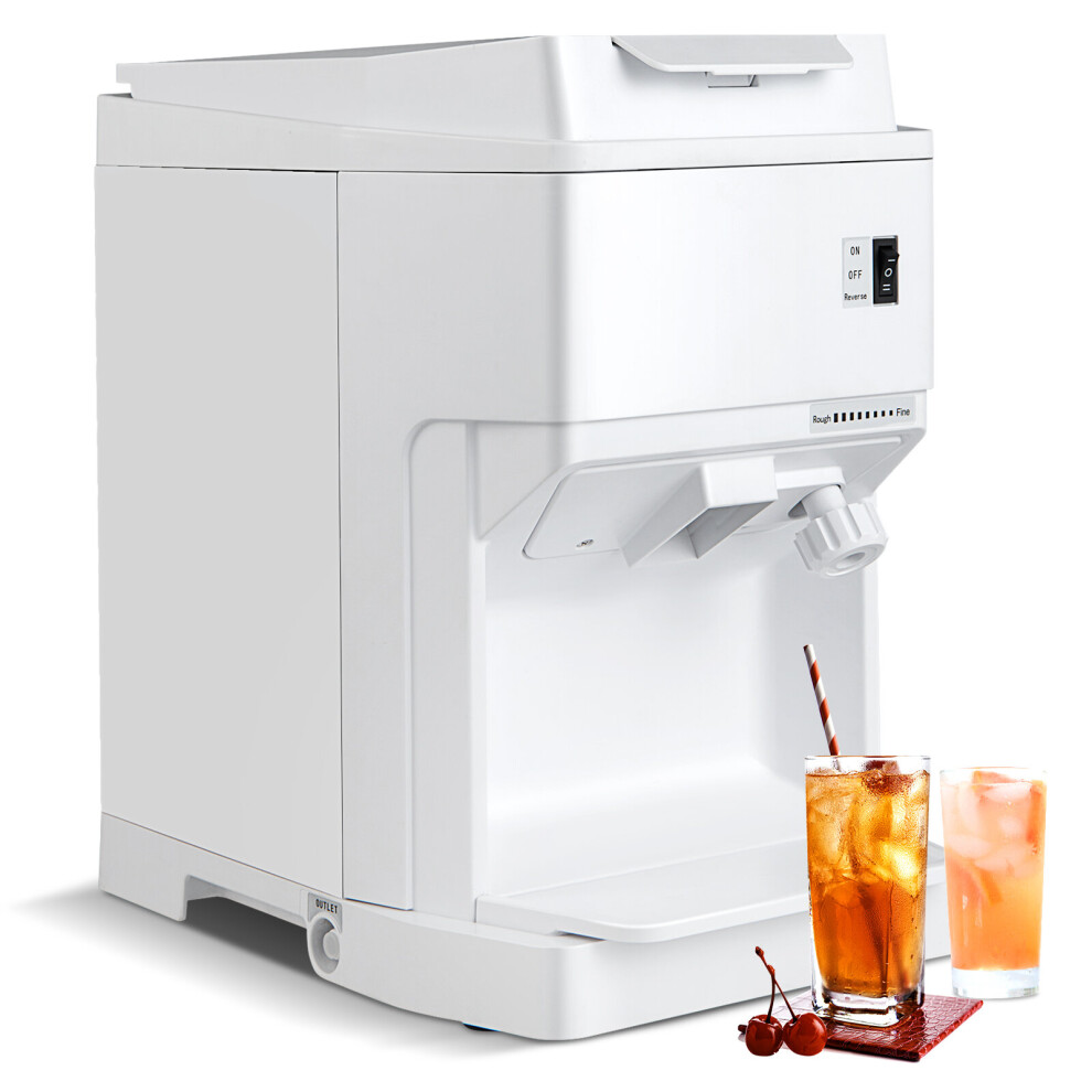 350W Electric Countertop Ice Crusher w/Adjustable Ice Texture