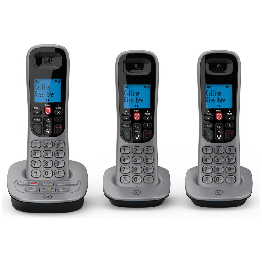 BT 7660 Trio Digital Cordless Phone Call Blocking & Answering Machine