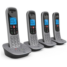 BT 7660 Quad Digital Cordless Phone With Call Blocking & Answering Machine - Refurbished