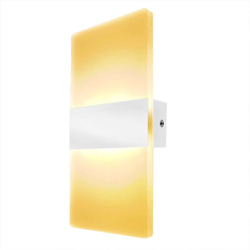 (White & Warm Light 3000K) Modern Wall Sconces LED Wall Light