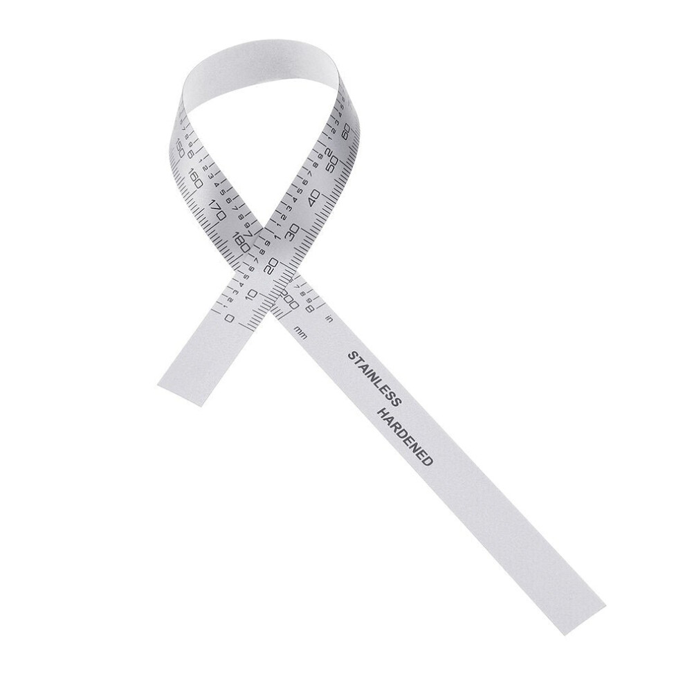 (200mm) 0-100/150/200/300/400/500 mm Metric/Inch Ruler Tape Self Adhesive Tape for Digital Caliper Replacement
