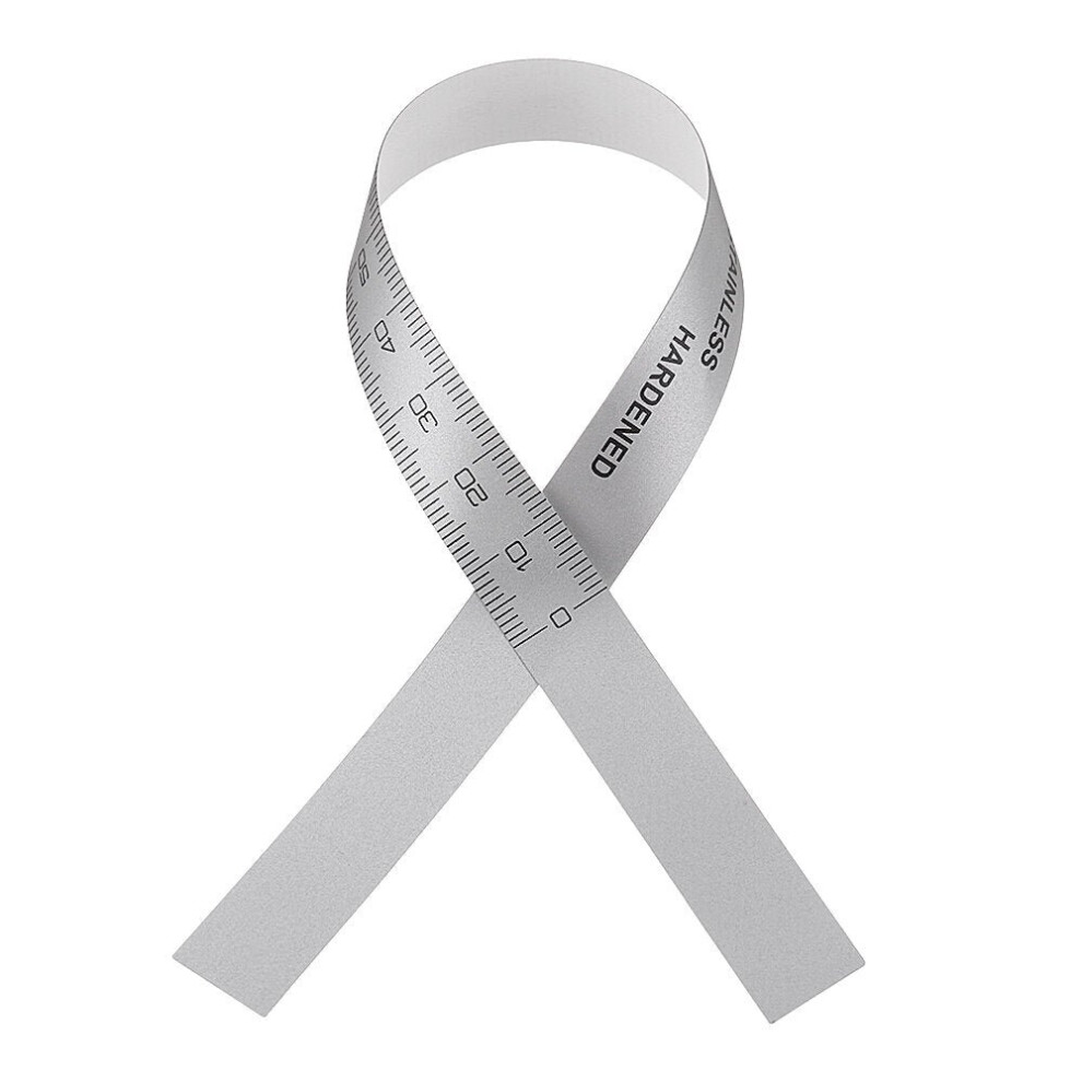 (100mm) 0-100/150/200/300mm Self Adhesive Metric Ruler Silver Tape for Digital Caliper Replacement