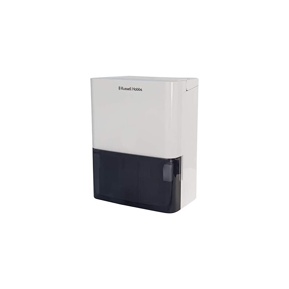 Russell Hobbs RHDH1001 2 Litre Dehumidifier for Damp/Mould & Moisture in Home, Kitchen, Bedroom, Office, Caravan, 30m2 Room, Smart Timer, 10 Litre