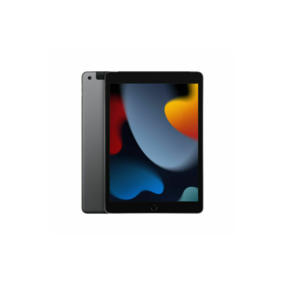 Apple Ipad (9Th Gen) (2021)Wi-Fi -64 Gb-Mk2k3zp/A (A2602)-Space Grey Silver,Grey
