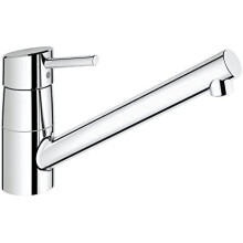 GROHE 32659001 Concetto Kitchen Tap (Low Spout, 140 Degree Swivel Range and Starlight) - Chrome