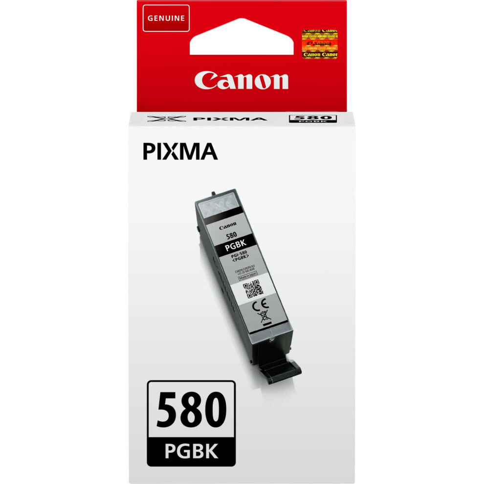 Canon 2078C001 (580 PGBK) Ink cartridge black, 200 pages, 11ml
