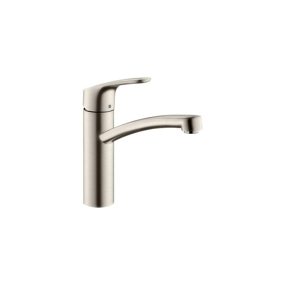 Hansgrohe Focus Kitchen Tap 160 Mm High With 360° Swivel Spout, Stainless Steel Optic 31806800