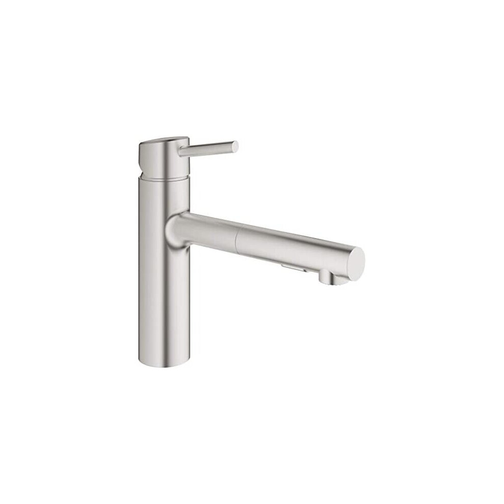 Grohe 30273DC1 Concetto Sink Mixer Tap with Pull-out Hose