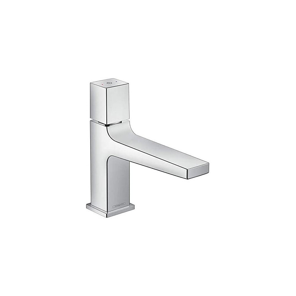 hansgrohe Metropol Select Basin Tap 100 with Push-Open Waste, chrome