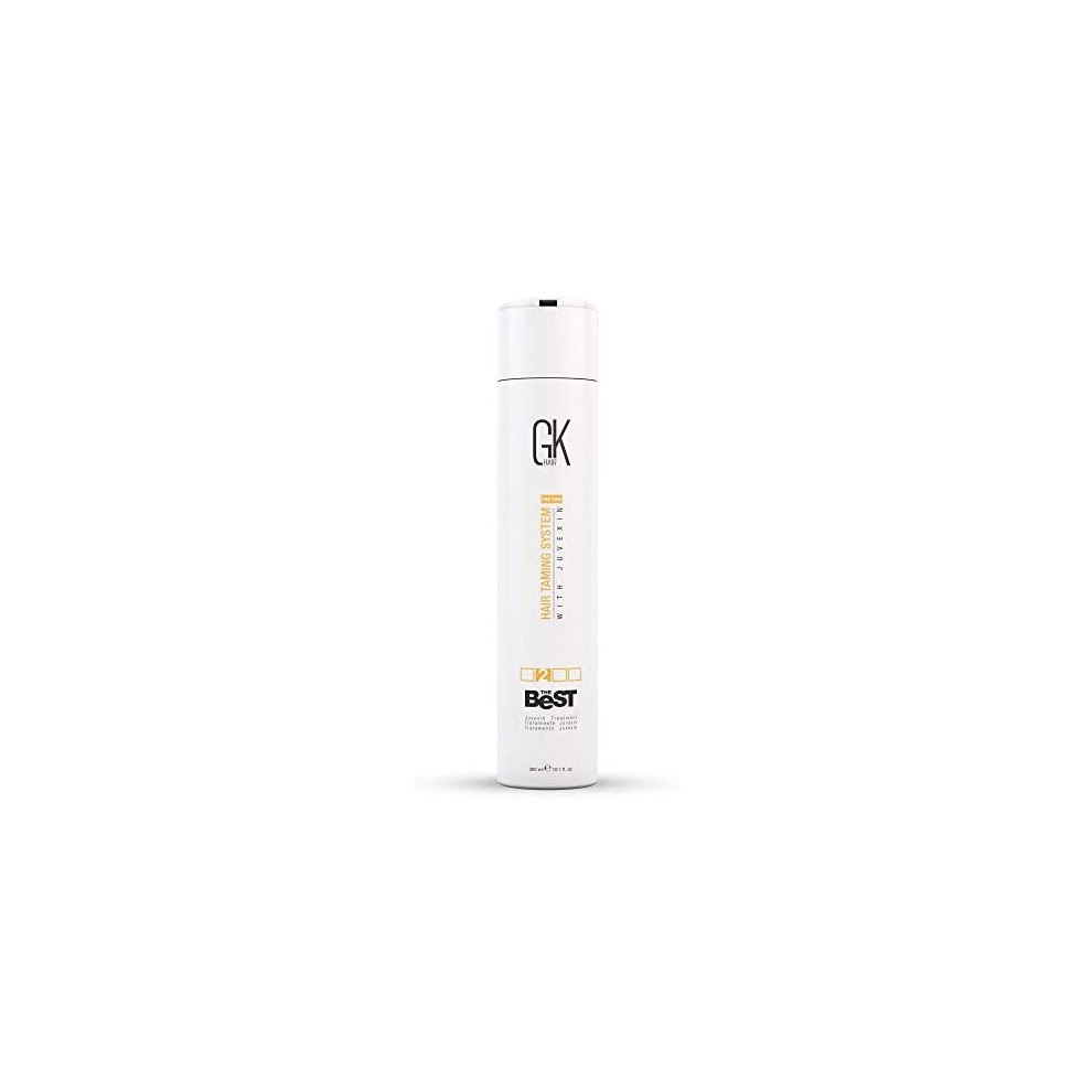 Gkhair Gk Hair Global Keratin The Best (10.1 Fl Oz/300Ml) Smoothing Keratin Hair Treatment - Professional Brazilian Complex Blowout Straightening For Silky