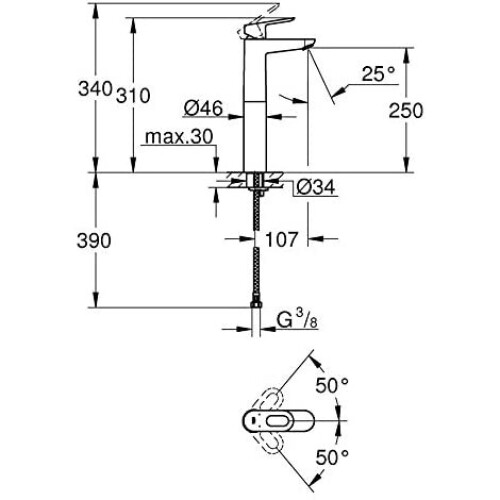 Grohe Grohe BAU Loop, 23764000 1