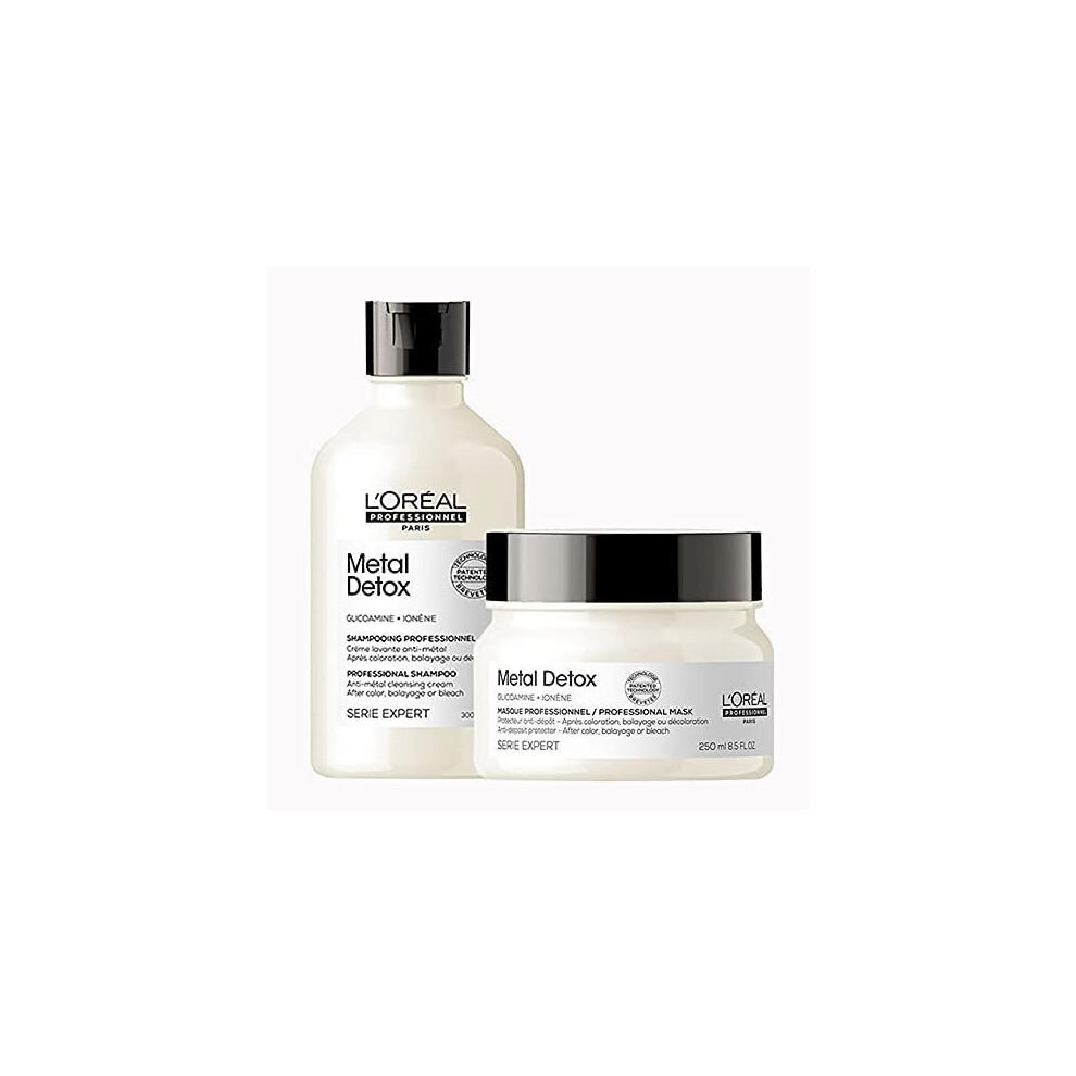 L'Oreal Professionnel Serie Expert DUO Metal Detox Shampoo 300ml and Mask 250ml