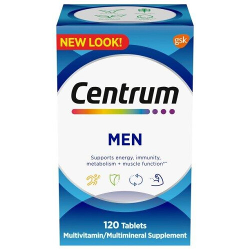 Centrum Centrum, Miehet Multivitamiini, 120 Tabletti
