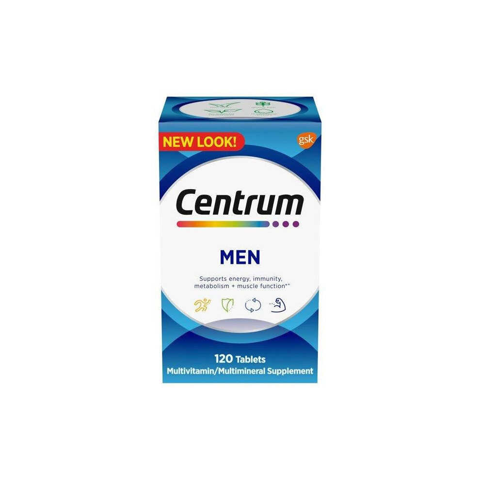 Centrum Multivitamin for Men, Multivitamin/Multimineral Supplement with Vitamin D3 - 120 Count