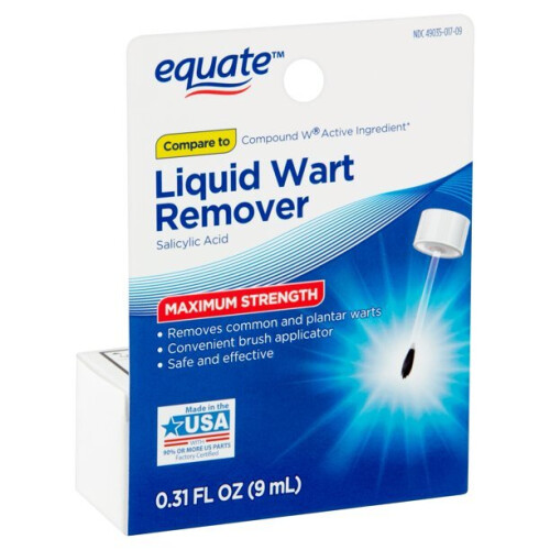 Equate Maximum Strength Liquid Wart Remover, 0.31 fl oz