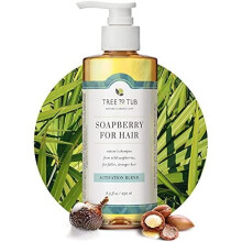 Tree To Tub Biotin Fine Hair Thickening Shampoo for Thicker, Fuller Volume - Gentle Volumizing Sulfate Free Argan Oil Shampoo for Women & Men w/