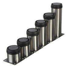 (8cm) 4 Pcs Stainless Steel Furniture Legs Adjustable Cabinet Sofa Table Bed Feet