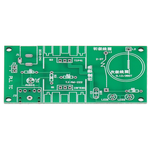 DIY Mini Tesla Coil Module Unassembled 15W DC 15-24V 2A Plasma Speaker Electronic Kit 2