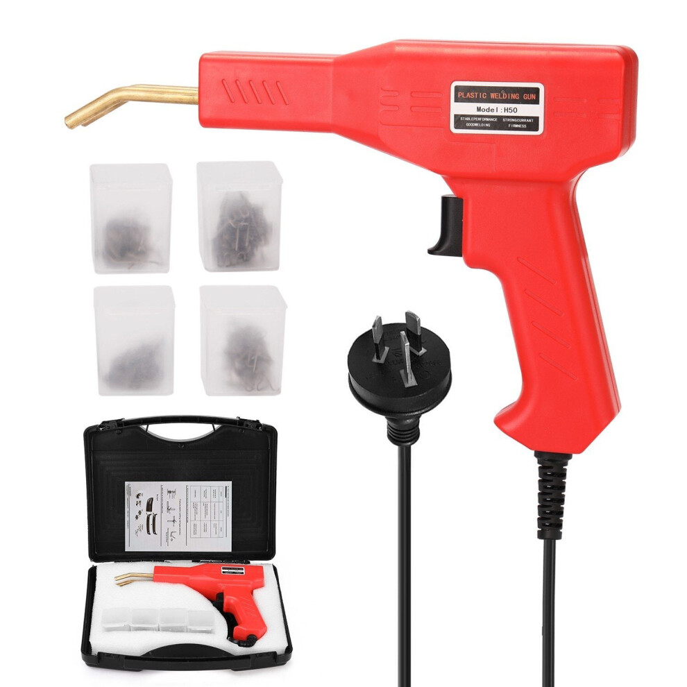 (UK PLUG) Handy Plastics Welders Garage Tools Hot Staplers Machine Staple PVC Repairing