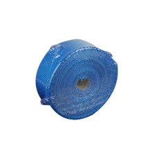 (Blue) 10m Fiberglass Wrap Exhaust Heat Roll Durable Wear-Resistant Shield Tape Insulating Pipe