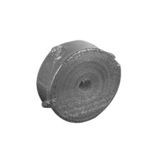 (Grey) 10m Fiberglass Wrap Exhaust Heat Roll Durable Wear-Resistant Shield Tape Insulating Pipe