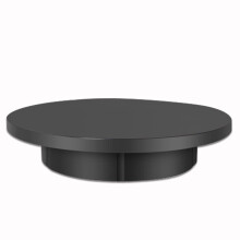 (Black U.S.) 42cm Diameter Electric Display Stand Intelligent Remote Control Rotating Table Live Shooting And Automatic Disk
