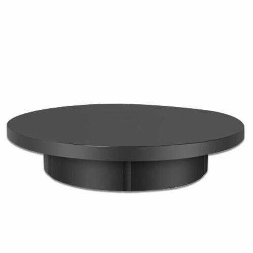 (White Euro) 42cm Diameter Electric Display Stand Intelligent Remote Control Rotating Table Live Shooting And Automatic Disk 2
