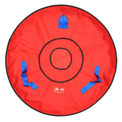 (Red) 100cm Snow Sleds Tubes Rubber Inner Sledding Skiing Board Tools
