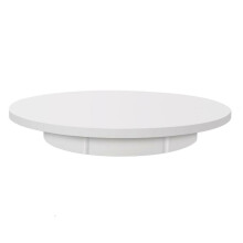 (White U.S.) 42cm Diameter Electric Display Stand Intelligent Remote Control Rotating Table Live Shooting And Automatic Disk