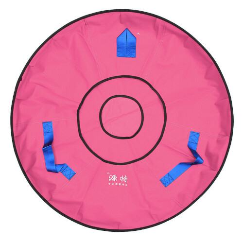 (Pink) 100cm Snow Sleds Tubes Rubber Inner Sledding Skiing Board Tools