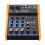 4 Channel Bluetooth DJ Mic Audio Mixer Live Studio Audio Mixing Console 4