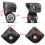 2Pcs Black Luggage Suitcase Universal Wheels Repair Replacement 1