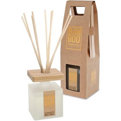 Heart & Home Bamboo Range Reed Diffuser - Cedarwood & White Musk
