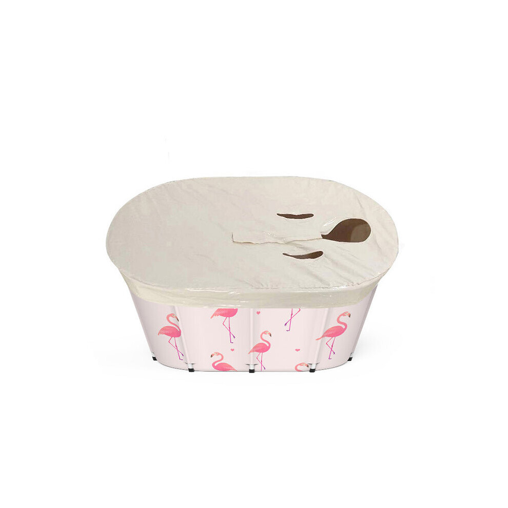 Greenzech Folding Bathtub Portable Adult Household Spa Bath Bucket Barrel