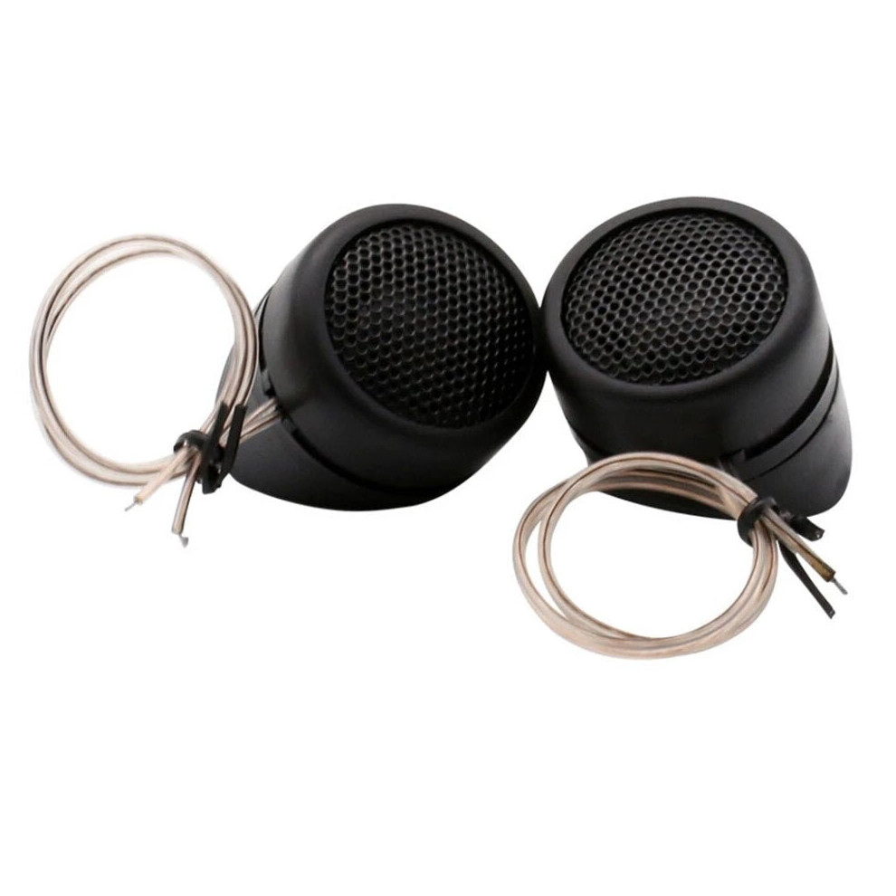 1 Pair 40W High Efficiency Mini Car Tweeter Speakers Universal Car Mini Dome Tweeter Loudspeaker for Car Audio System