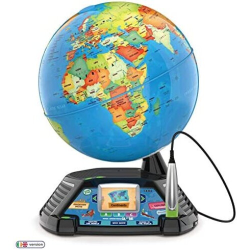 LeapFrog LeapFrog Magic Adventures Globe, Interactive Childrens Globe, Educational Smart Globe for Kids with 2.7 Inch LCD Screen, Toys for Children with Games