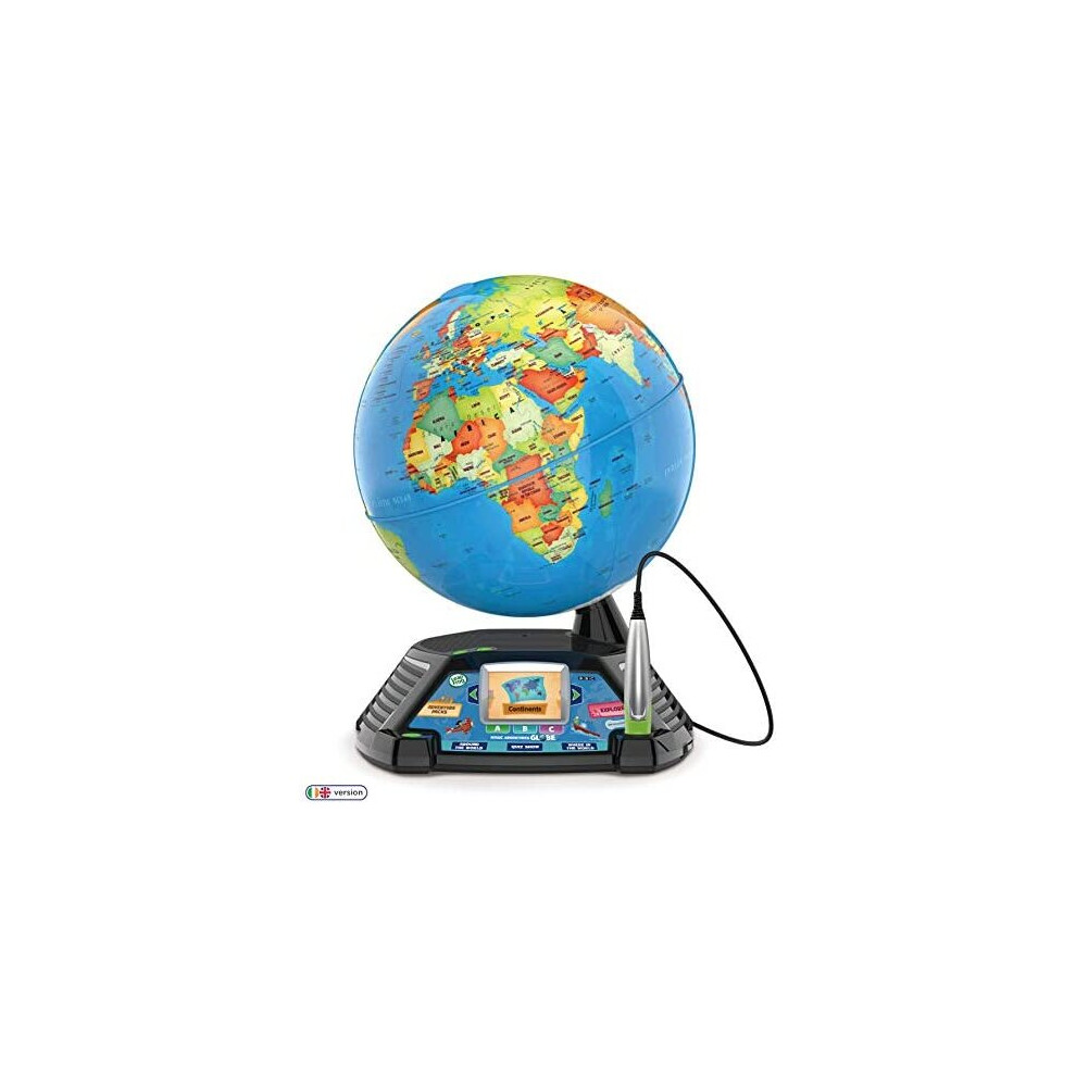 Leapfrog Magic Adventures Globe, Interactive Childrens Globe, Educational Smart Globe For Kids With 2.7 Inch Lcd Screen, Toys For Children With Games